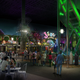 Rendering of Gotham City in Warner Bros. World.